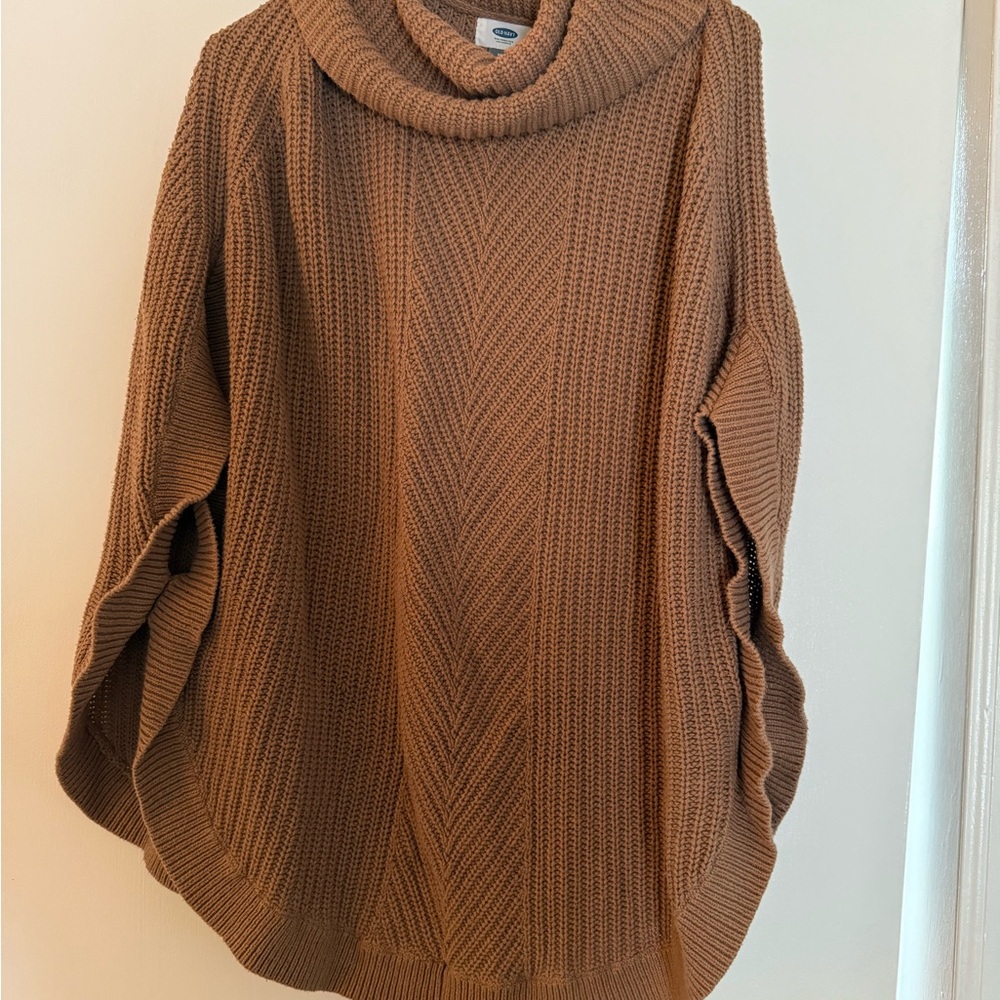 Old Navy Brown Ribbed Knit Shrug Sweater